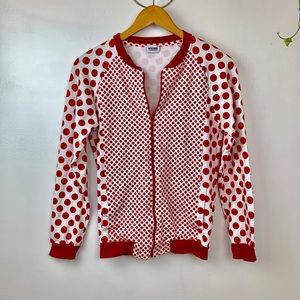 Moschino Polka Dot Zip Up Jacket